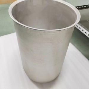 高純99.95鉬大坩堝一體成型超大號(hào)異型料桶